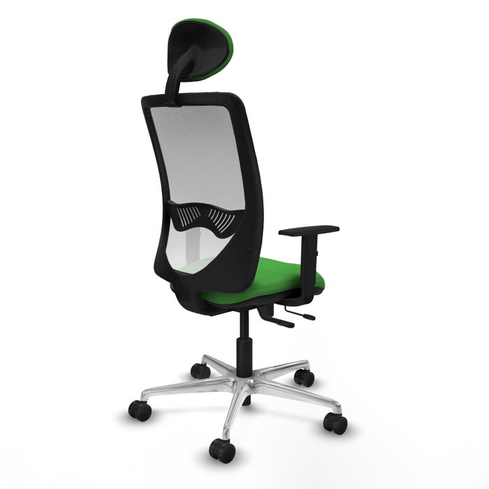 PIQUERAS Y CRESPO Silla de oficina Zulema con mecanismo Sincro/Traslack, Verde y Blanco PIQUERAS Y CRESPO Silla de oficina Zulema con mecanismo Sincro/Traslack, Verde y Blanco