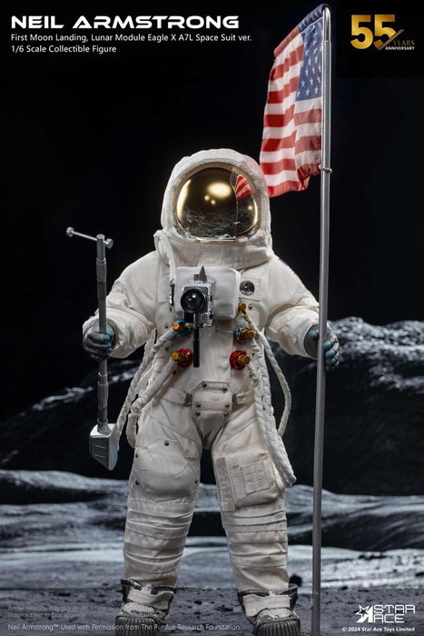 Neil Armstrong Figura 1/6 Neil Armstrong Deluxe Version 30 cm