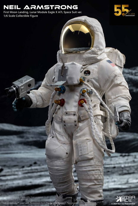 Neil Armstrong Figura 1/6 Neil Armstrong Deluxe Version 30 cm