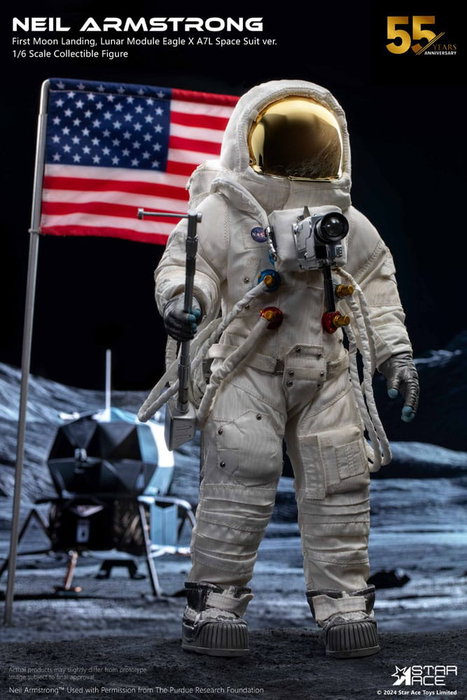 Neil Armstrong Figura 1/6 Neil Armstrong Deluxe Version 30 cm