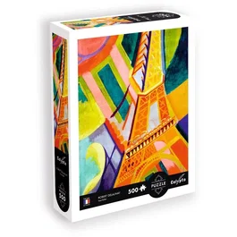 Sentosphere Rompecabezas Artístico SENTOSPHERE Calypto - 500 Piezas Torre Eiffel por Robest Delauney - Acabado Suave y Sedoso - Para Mayores de 8 Años