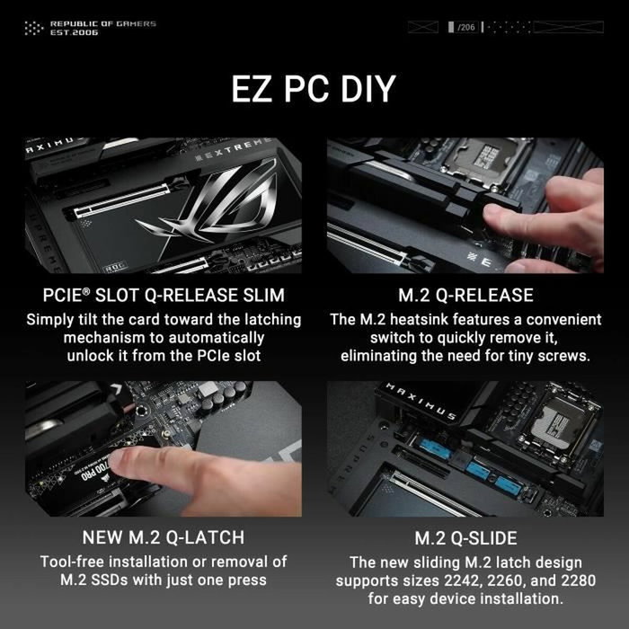 ASUS ROG MAXIMUS Z890 EXTREME E-ATX Intel Z890 DDR5 ASUS ROG MAXIMUS Z890 EXTREME E-ATX Intel Z890 DDR5