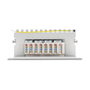 DeLOCK Patchpanel 8 Port Cat.6A 10 pulg. 0,5U Gris