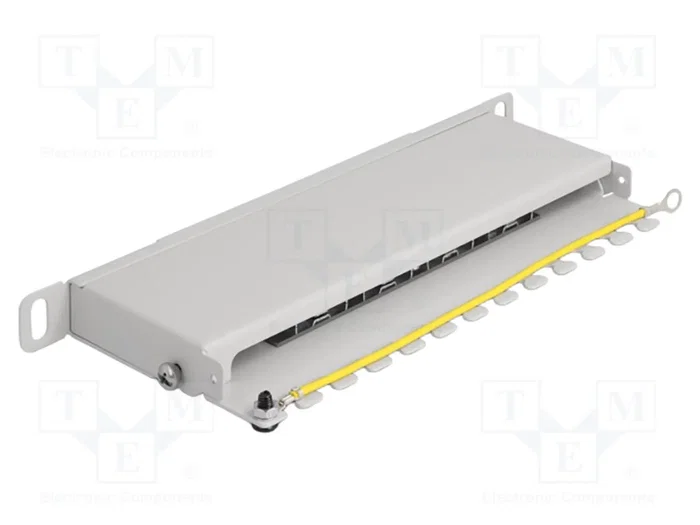 DeLOCK Patch Panel Cat.6A 8 puertos 10″ 0,5U