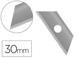 Q-connect Cúter KF16818 Repuesto Cuchilla 9 mm Blíster 10 Unidades