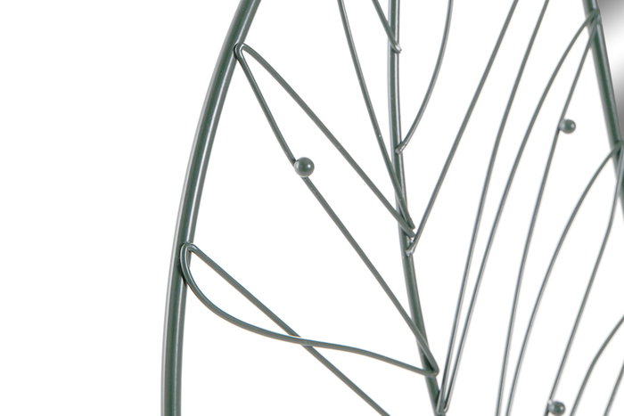 DKD Home Decor Espejo de Hierro y Cristal con Diseño de Hojas DKD Home Decor Espejo de Hierro y Cristal con Diseño de Hojas