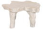 DKD Home Decor Mesa de Centro Raíz de Teca Blanco Decapé