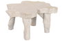 DKD Home Decor Mesa de Centro Raíz de Teca Blanco Decapé