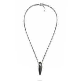 Police PJ24925PSU-01 Collar de Acero Inoxidable Negro