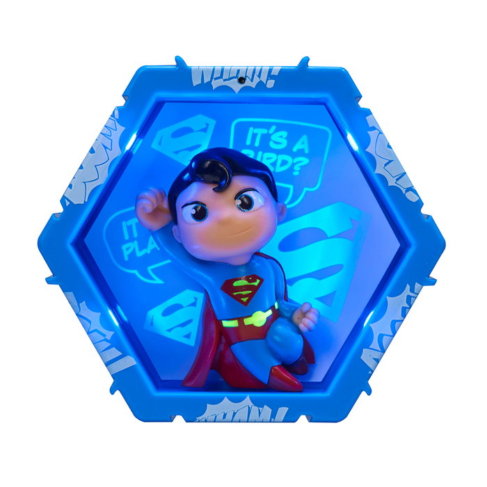Wow Pods DC Super Friends Superman Figura Coleccionable Interactiva con Luz LED y App 3D Wow Pods DC Super Friends Superman Figura Coleccionable Interactiva con Luz LED y App 3D