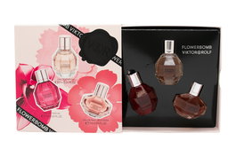 Viktor & Rolf Flowerbomb Set Gift Set: Flowerbomb EDP Spray 7ml + Flowerbomb Ruby Orchid 7ml + Flowerbomb Nectar 7mL
