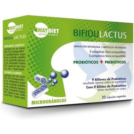 WAYDIET NATURAL PRODUCTS Bifidulactus 30 cápsulas WAYDIET NATURAL PRODUCTS Bifidulactus 30 cápsulas