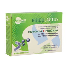 Waydiet Bifidulactus Probiótico Liberación Retardada 30 cápsulas