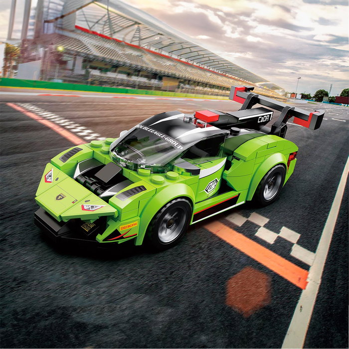 Deqube Coches de Construcción Velocity Hurricane 165 Pzas