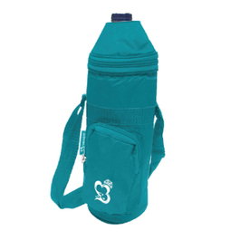 Marbueno Botellero Poliéster Azul 1,5L 33x10 cm