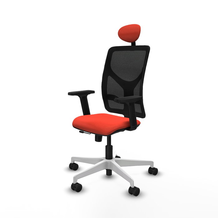 PIQUERAS Y CRESPO Silla de oficina Motilla con mecanismo Sincro/Traslack Naranja oscuro y Negro PIQUERAS Y CRESPO Silla de oficina Motilla con mecanismo Sincro/Traslack Naranja oscuro y Negro