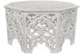 DKD Home Decor Mesa Centro Blanco Mdf 84 x 84 x 46 cm
