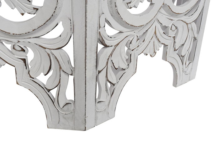 DKD Home Decor Mesa Centro Blanco Mdf 84 x 84 x 46 cm