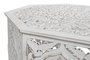 DKD Home Decor Mesa Centro Blanco Mdf 84 x 84 x 46 cm