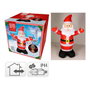 Basics Papa Noel hinchable con LED para exterior