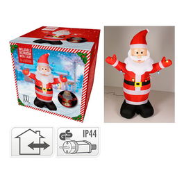 Basics Papá Noel Hinchable LED Exterior IP44 120 x 70 x 190 cm