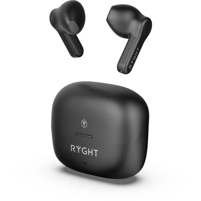 Ryght R483898 DYPLO 2 Auriculares True Wireless Bluetooth 5.0 Negro Sonido Potente Batería 3.5h + 17h Ryght R483898 DYPLO 2 Auriculares True Wireless Bluetooth 5.0 Negro Sonido Potente Batería 3.5h + 17h