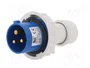 PAWBOL Conector de alimentación AC macho 16A 400VAC IP67