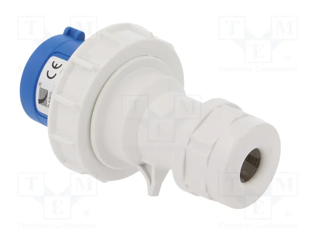 PAWBOL Conector de alimentación AC macho 16A 400VAC IP67