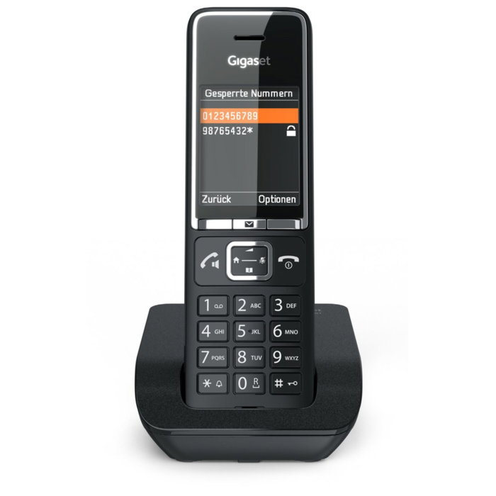 Gigaset COMFORT 550 Negro/Cromo