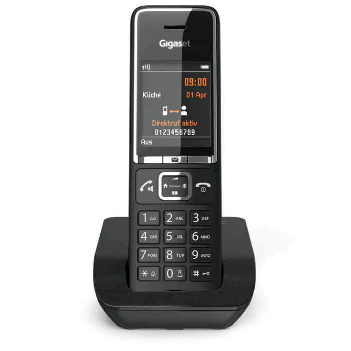 Gigaset COMFORT 550 Negro/Cromo