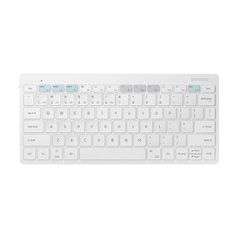 Samsung Trio 500 Teclado Inteligente Universal Inalámbrico Blanco - EJ-B3400BWGGDE, Bluetooth 5.0, Batería AAA