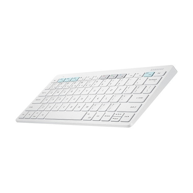 Samsung Trio 500 Teclado Inteligente Universal Inalámbrico Blanco - EJ-B3400BWGGDE, Bluetooth 5.0, Batería AAA