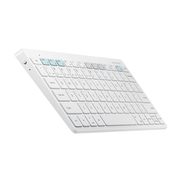 Samsung Trio 500 Teclado Inteligente Universal Inalámbrico Blanco - EJ-B3400BWGGDE, Bluetooth 5.0, Batería AAA