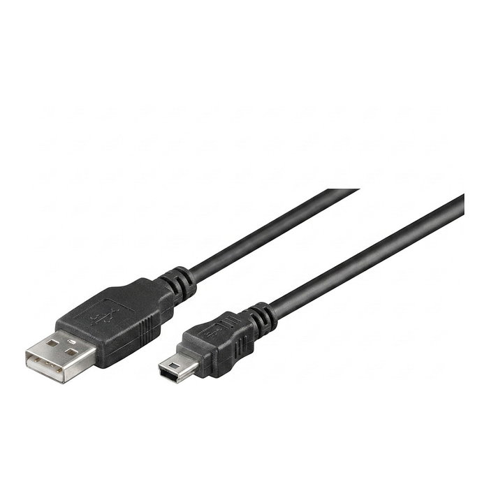 S-Impuls Cable USB 2.0 de USB A a Mini-USB B de 3 m, Negro S-Impuls Cable USB 2.0 de USB A a Mini-USB B de 3 m, Negro