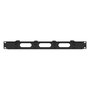 Intellinet Panel de Gestión de Cables 19 Pulgadas 1U, 4 Anillos Plásticos Cortos, Negro, 483 mm Ancho, Incluye Kit de Montaje