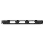 Intellinet Organizador de cables 1U para rack de 19 pulgadas con 4 anillos, negro