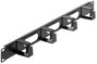 Intellinet Panel de gestión de cables 19 pulg 1U con 4 anillos negros