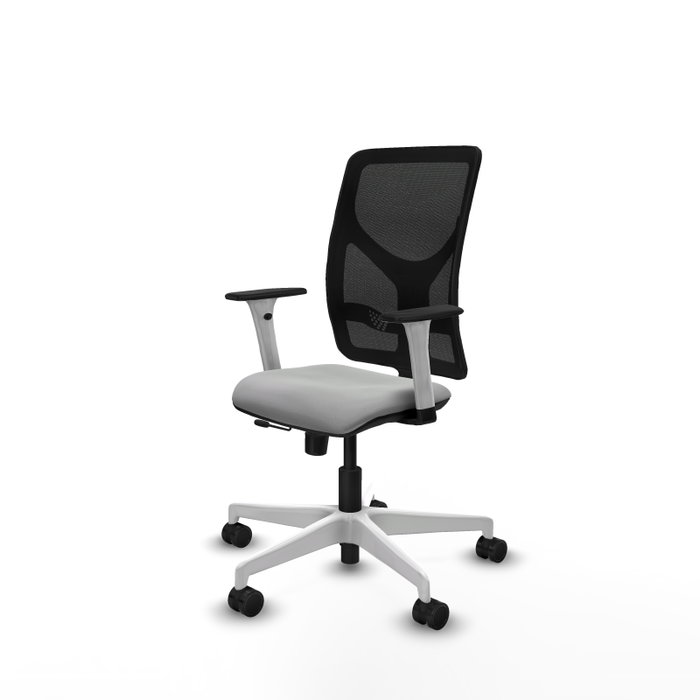 PIQUERAS Y CRESPO Silla de oficina Motilla con mecanismo Sincro/Traslack, Gris claro y Negro PIQUERAS Y CRESPO Silla de oficina Motilla con mecanismo Sincro/Traslack, Gris claro y Negro