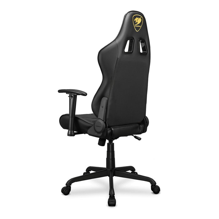 Cougar Armor Elite Royal Gaming-Stuhl, Silla Gaming PC Ergonómica Acolchada Negra, Respaldo 90-160°, Peso Máx. 120 kg, CGR-ELI-GLB