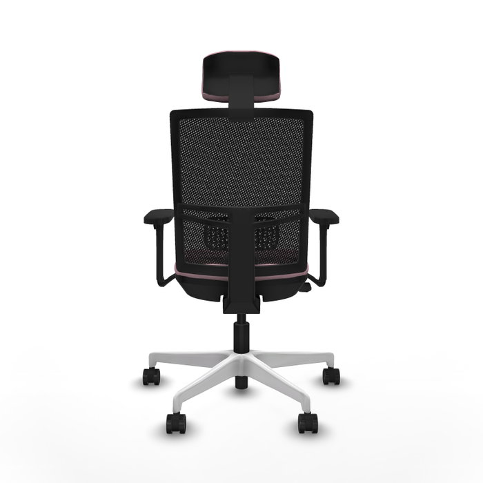 PIQUERAS Y CRESPO Silla de oficina Yunquera con mecanismo Sincro/Traslack, Rosa y Negro PIQUERAS Y CRESPO Silla de oficina Yunquera con mecanismo Sincro/Traslack, Rosa y Negro