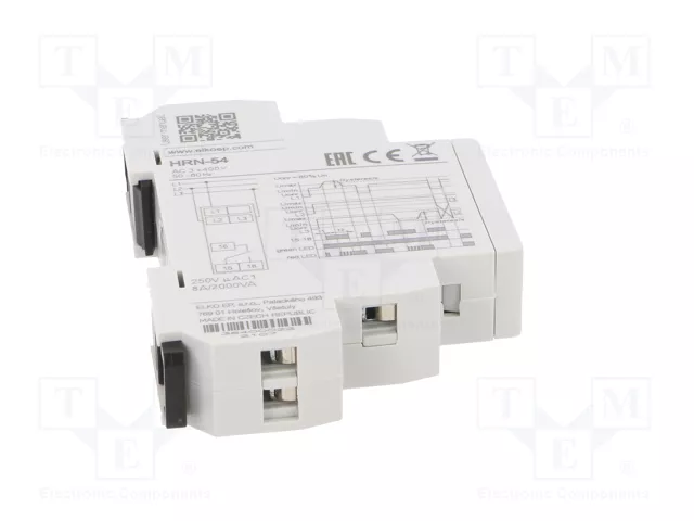 ELKO EP HRN-54 Relé de monitorización de tensión SPDT para raíl DIN