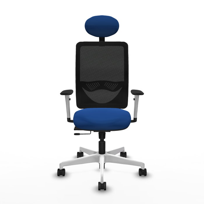 PIQUERAS Y CRESPO Silla de oficina Zulema con mecanismo Sincro/Traslack, Azul y Negro PIQUERAS Y CRESPO Silla de oficina Zulema con mecanismo Sincro/Traslack, Azul y Negro
