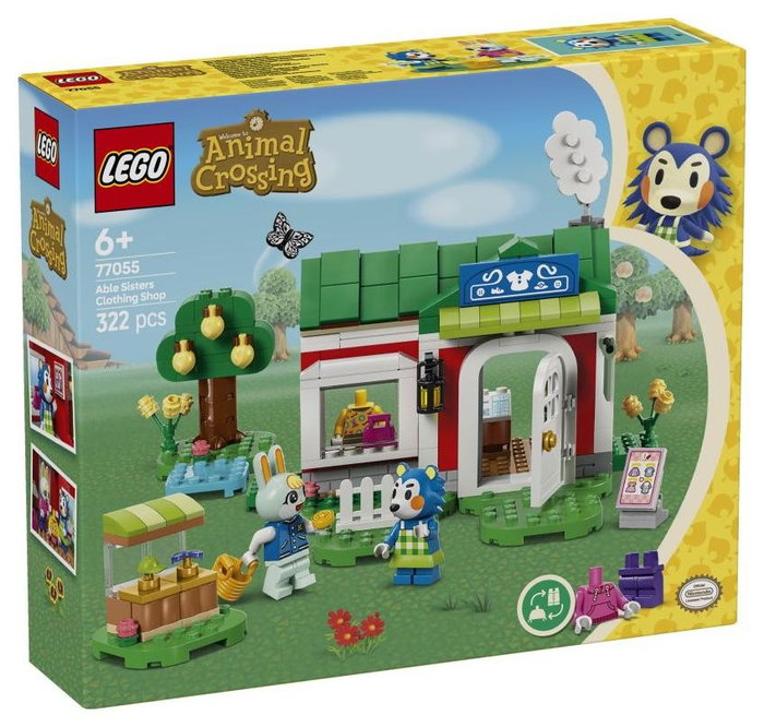 LEGO Animal Crossing 77055 Tienda de ropa de las Hermanas Manitas LEGO Animal Crossing 77055 Tienda de ropa de las Hermanas Manitas