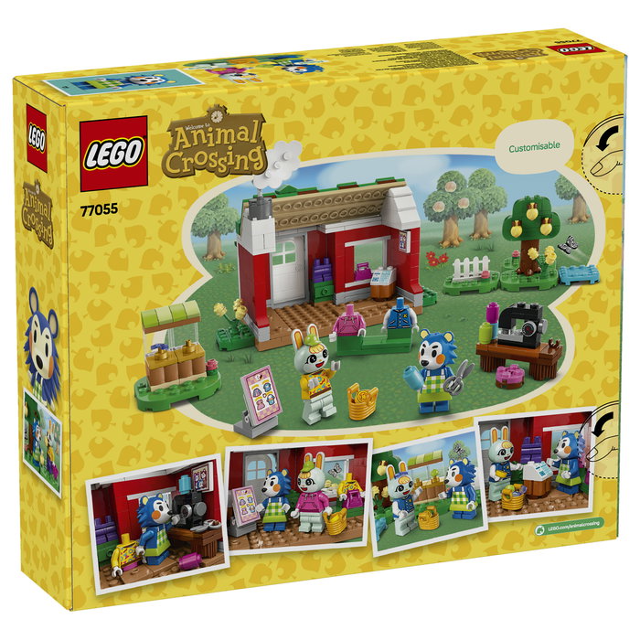 LEGO Animal Crossing 77056 La Tienda de Ropa de las Hermanas Manitas - Juego de Construcción de 322 Piezas para Niños y Niñas de 6 a 99 Años