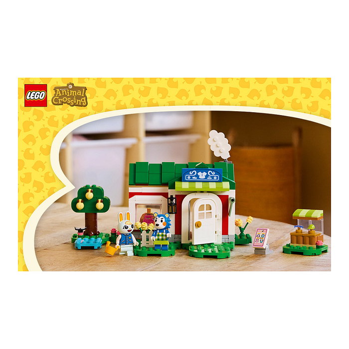 LEGO Animal Crossing 77056 La Tienda de Ropa de las Hermanas Manitas - Juego de Construcción de 322 Piezas para Niños y Niñas de 6 a 99 Años