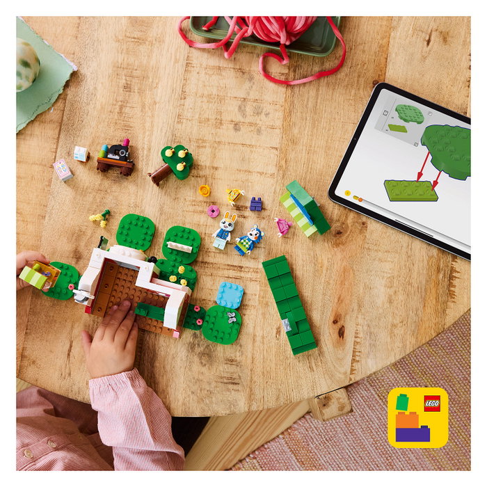 LEGO Animal Crossing 77056 La Tienda de Ropa de las Hermanas Manitas - Juego de Construcción de 322 Piezas para Niños y Niñas de 6 a 99 Años