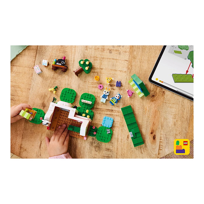 LEGO Animal Crossing 77056 La Tienda de Ropa de las Hermanas Manitas - Juego de Construcción de 322 Piezas para Niños y Niñas de 6 a 99 Años