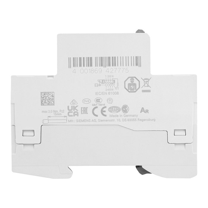Siemens Interruptor diferencial 5SV3344-6 Tipo A 40A 3+N-pol 30mA 400V 4TE
