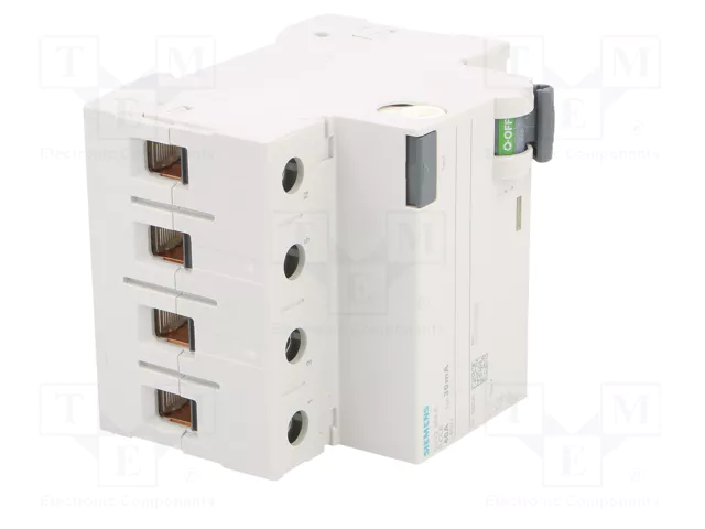Siemens 5SV3344-6 Interruptor diferencial Tipo A 40A 30mA 4P Siemens 5SV3344-6 Interruptor diferencial Tipo A 40A 30mA 4P