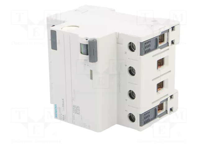 Siemens 5SV3344-6 Interruptor diferencial Tipo A 40A 30mA 4P Siemens 5SV3344-6 Interruptor diferencial Tipo A 40A 30mA 4P
